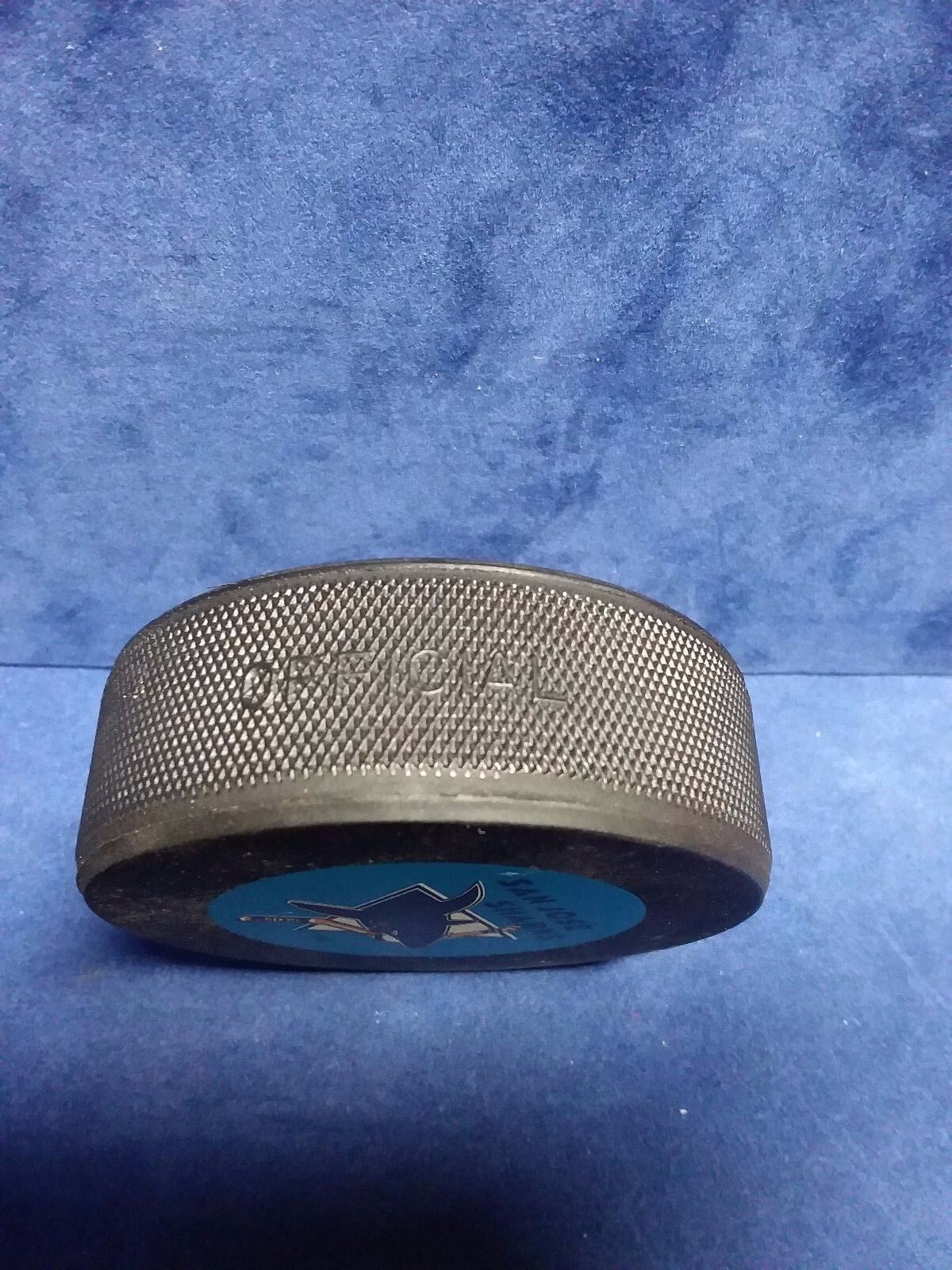 San Jose Sharks 92-93 Zeigler Official Game Puck