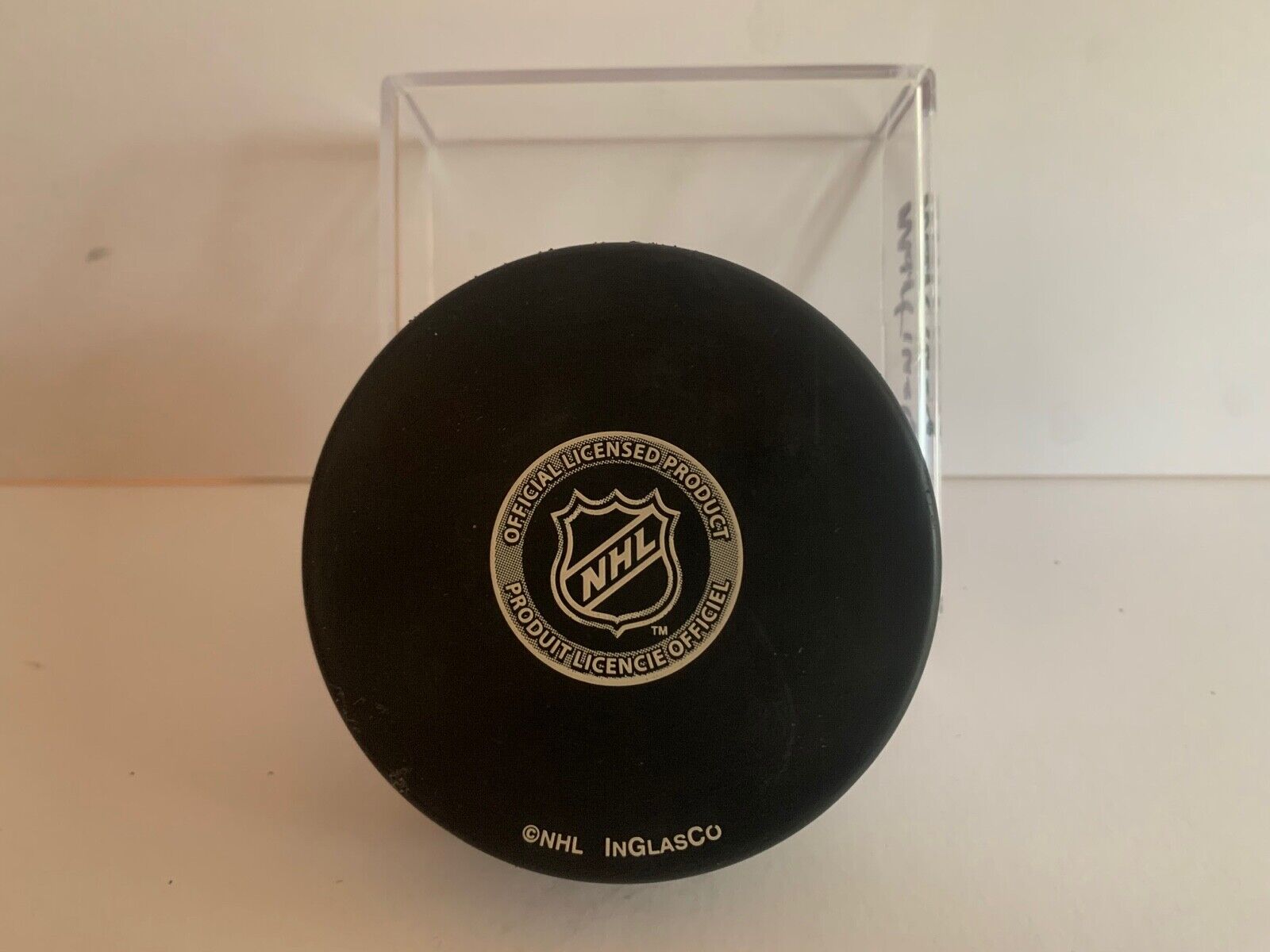 Radek Martinek Autographed Official NHL Hockey Puck C New York Rangers Logo