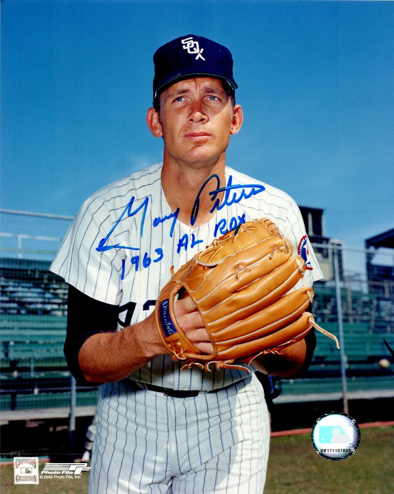 Gary Peters Chicago White Sox Signed autographed 8x10 photo