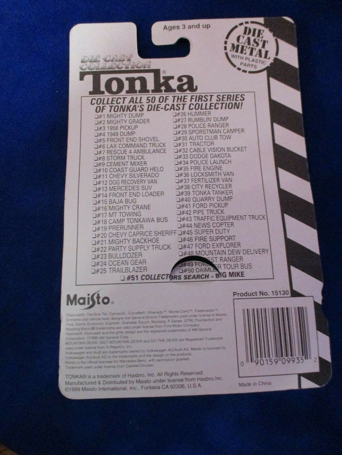 Tonka Die Cast Collection Ocean Gear #24/50