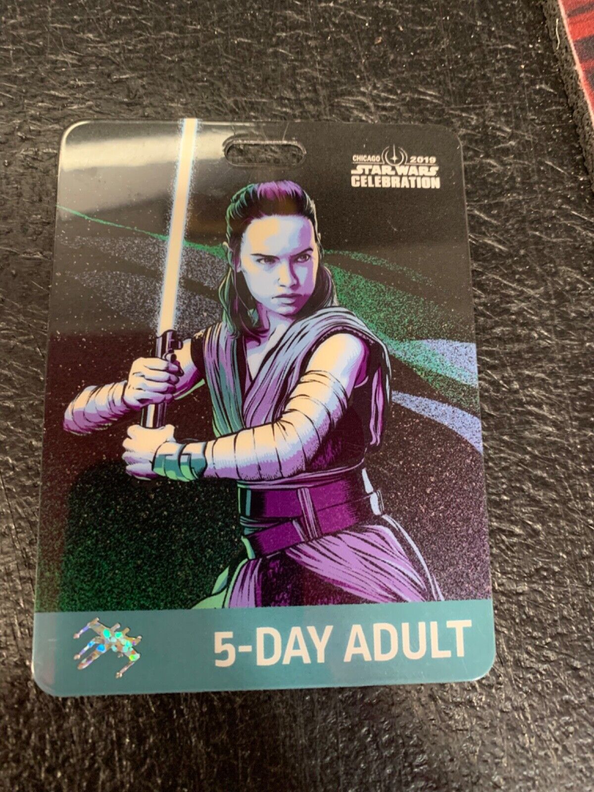 Star Wars Celebration Chicago 5-Day Badge Rey Used