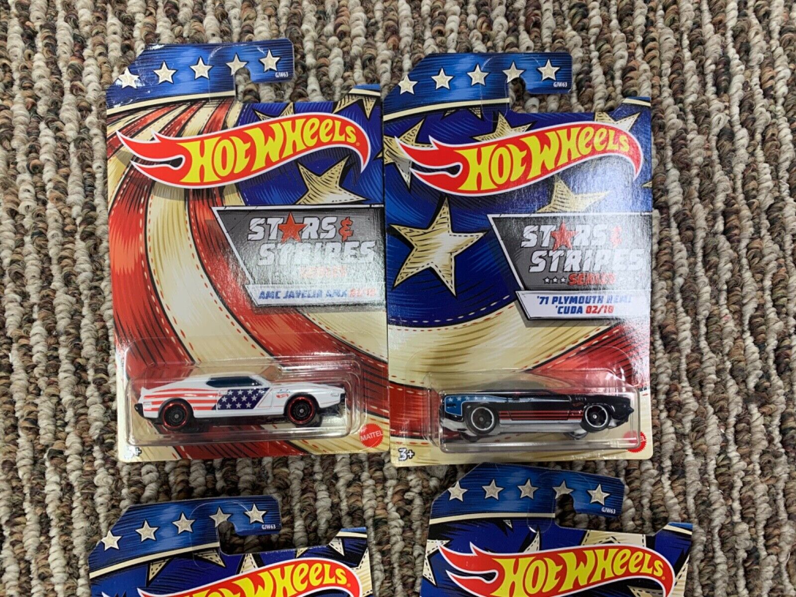 Hot Wheels outlet 2020 STARS & STRIPES SERIES COMPLETE SET OF 10 Car