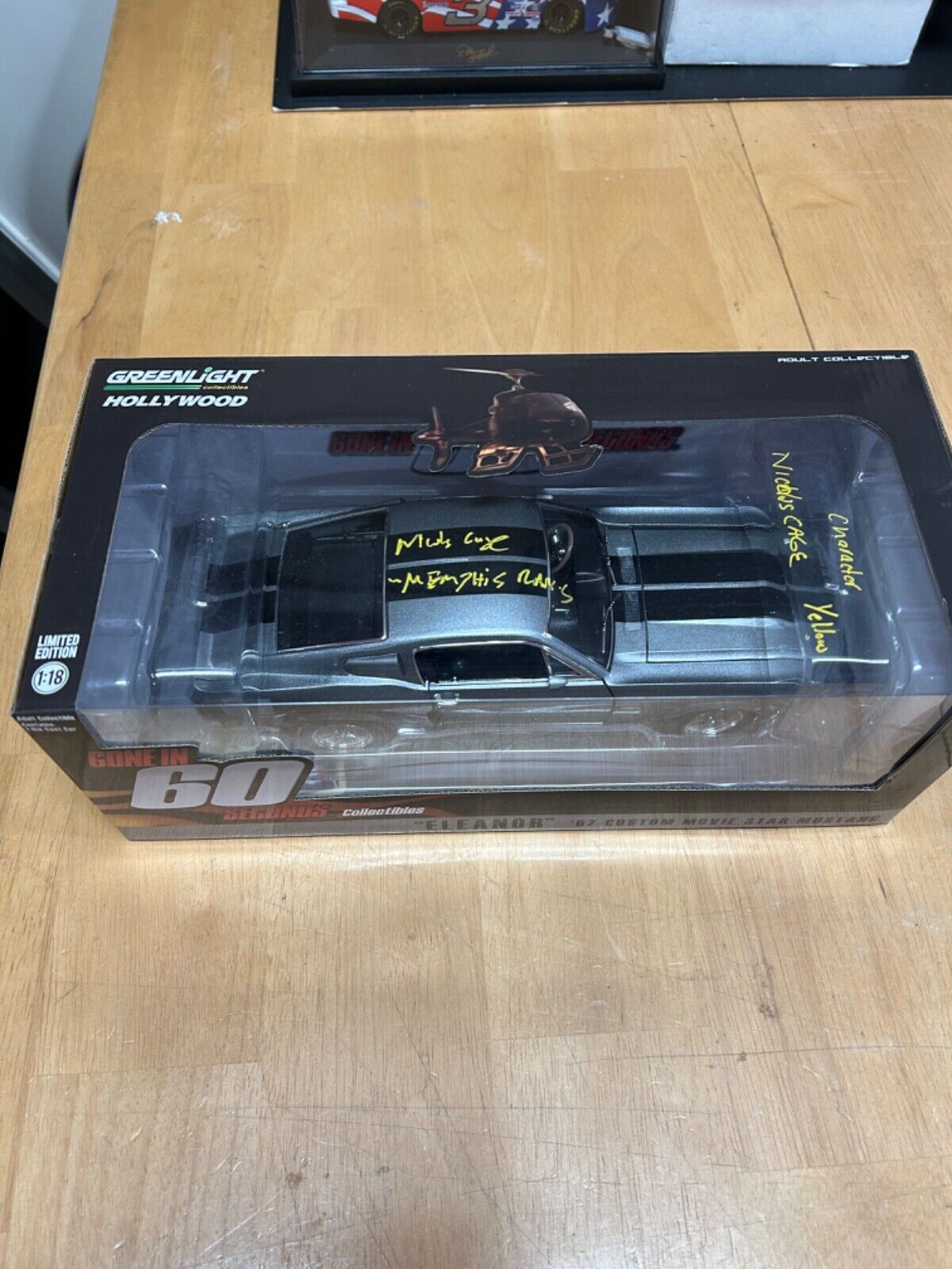 Nicolas Cage “Memphis Raines” Gone in 60 Seconds Signed Diecast Car Celebrity