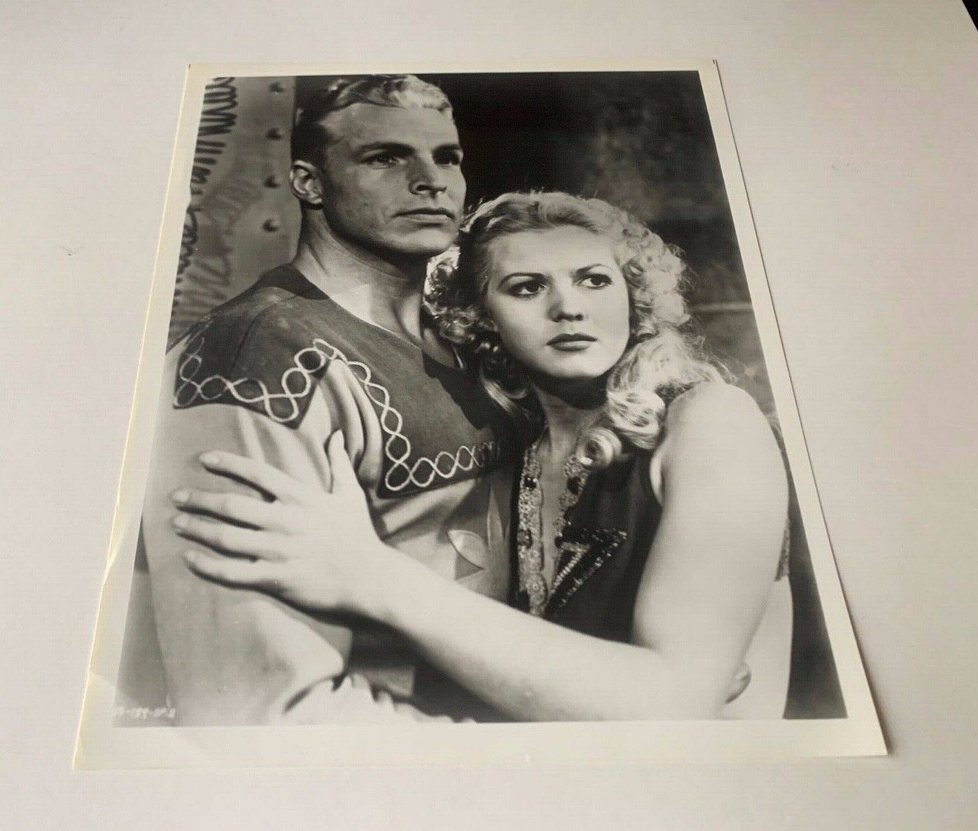 Ginger Rogers Buster Crabb Unsigned Vintage Publicity 8x10 B&W Celebrity Photo