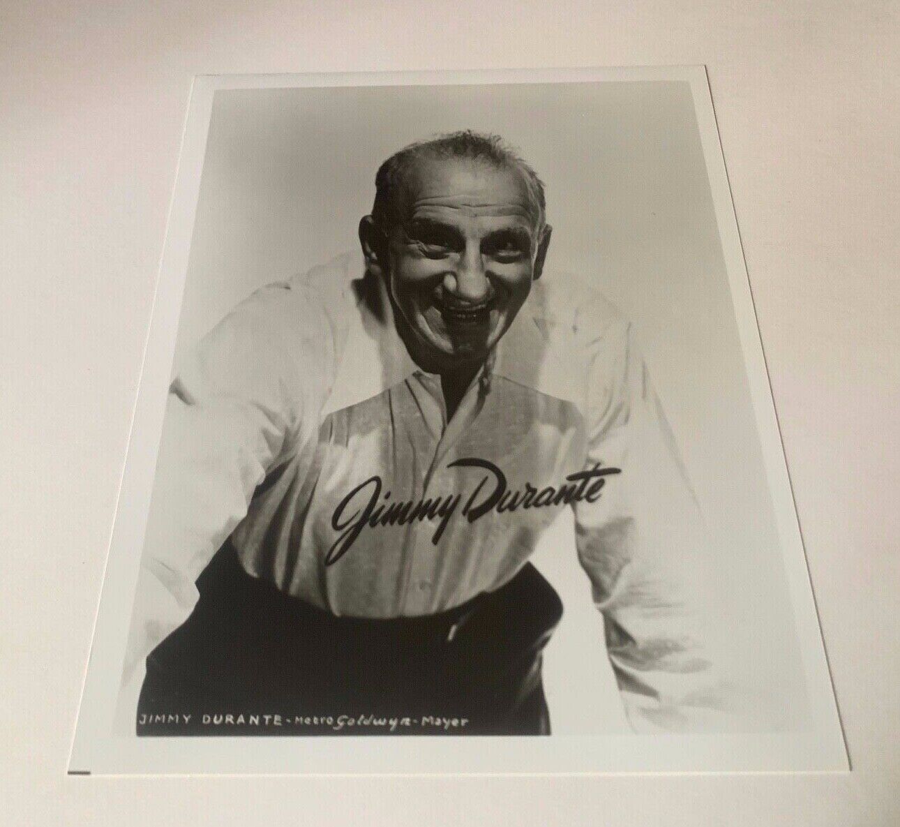 Jimmy Durante Unsigned Vintage Publicity 8x10 Black and White Celebrity Photo