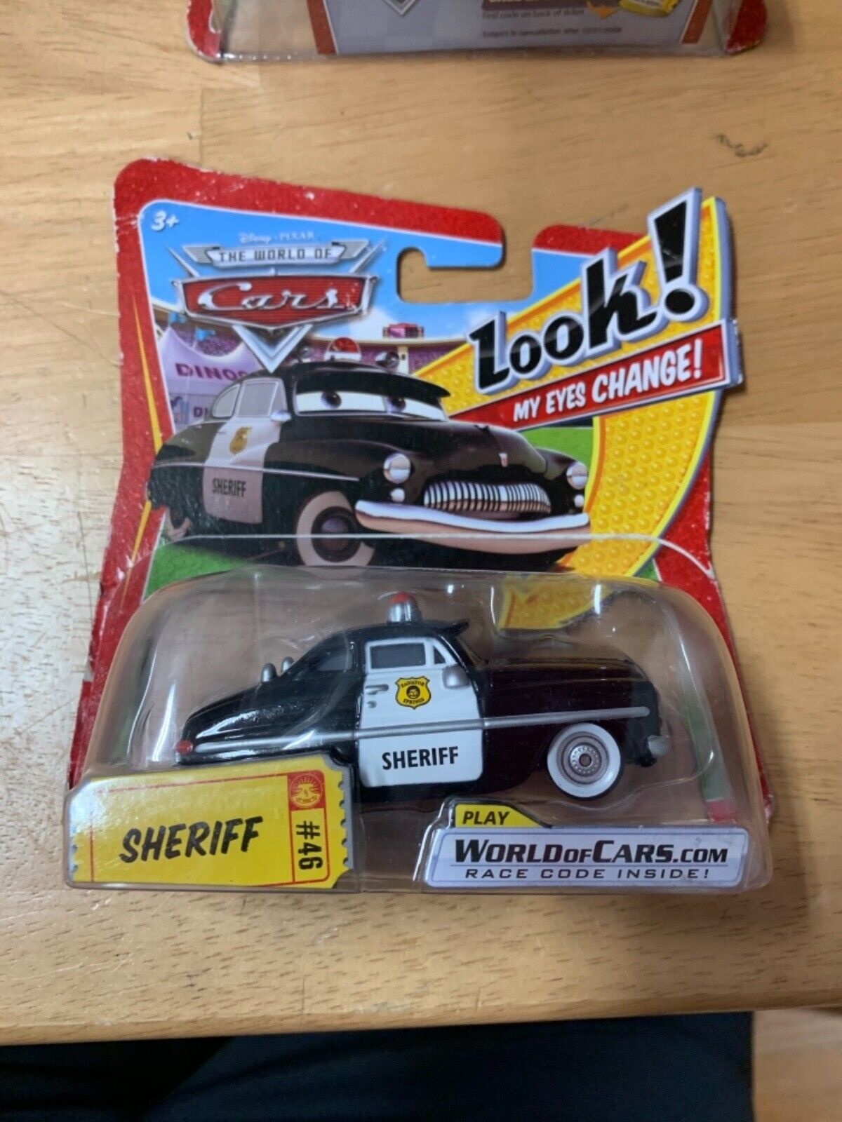 Disney Pixar Cars Look My Eyes Change Sheriff Opened