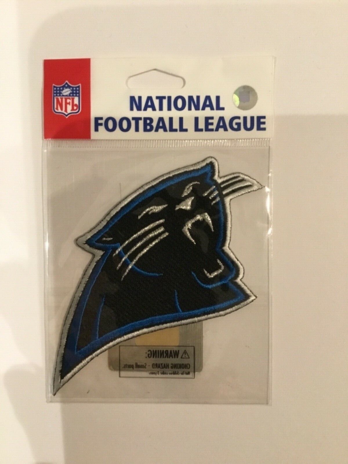 NFL Carolina Panthers Logo Patch 3x3 Inch EK Success NIP Old Stock