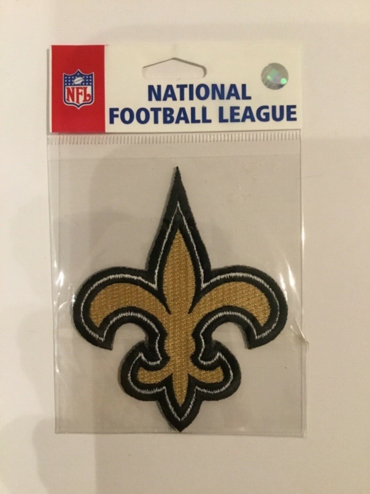 NFL New Orleans Saints Logo Patch 3x3 Inch EK Success NIP Old Stock