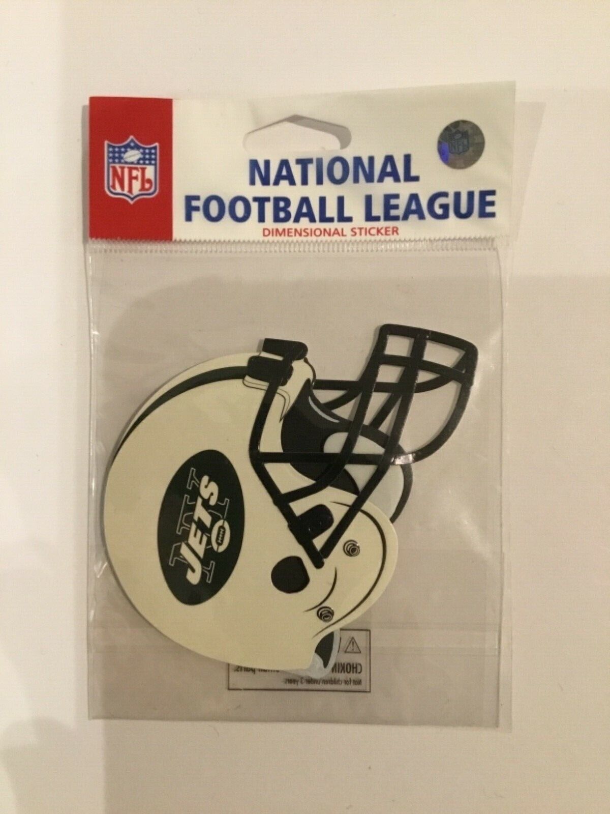 New York Jets Helmet Sticker 3.5x3 Inch EK Success NIP Old Stock