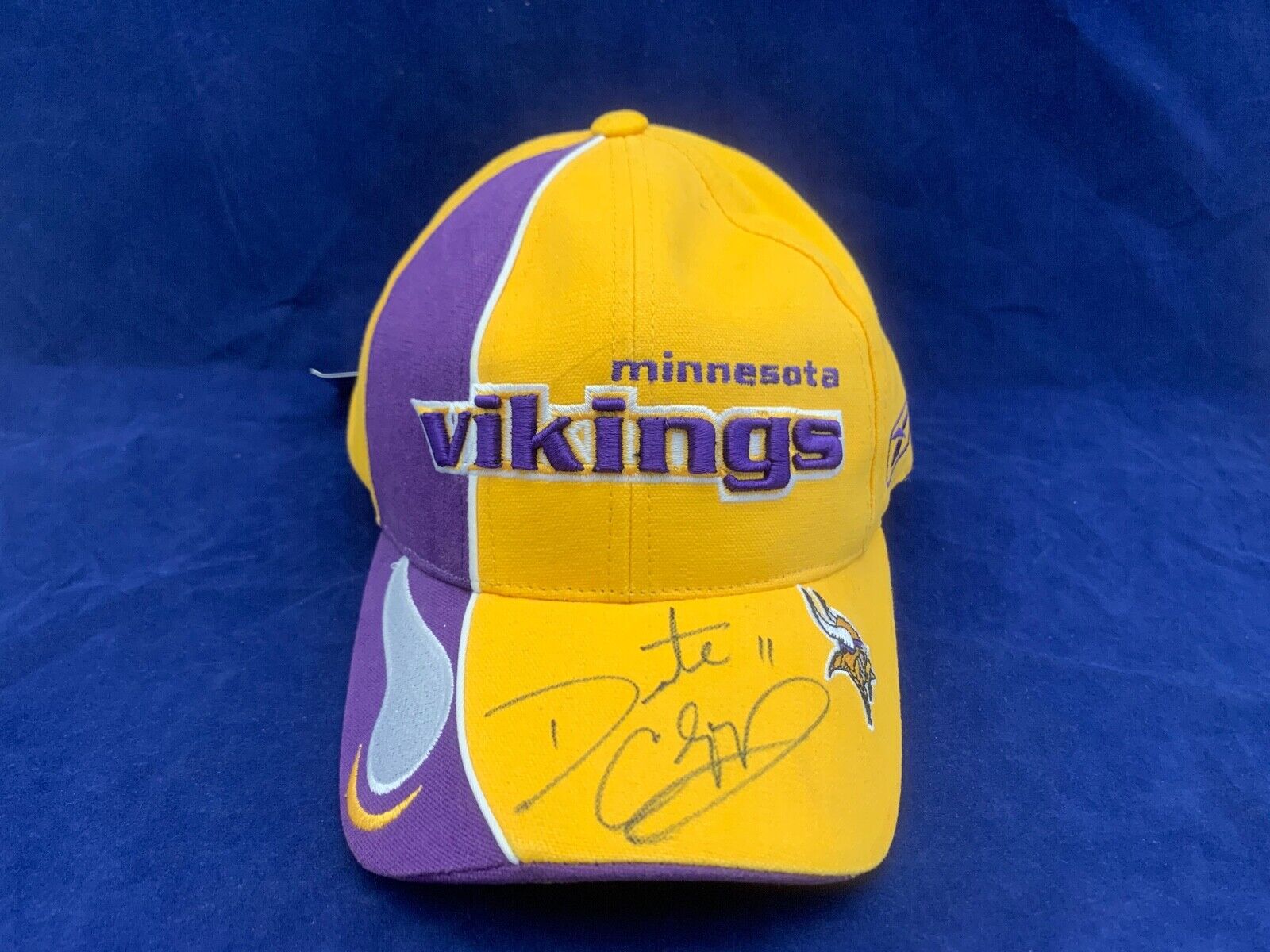 Minnesota Vikings Hat Signed by Daunte Culpepper Reebok Brand New with Tag