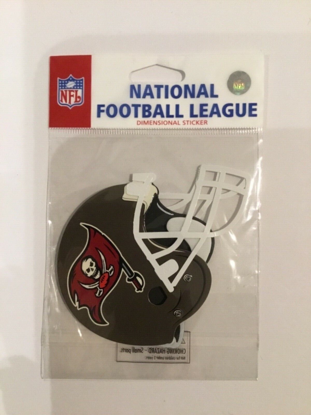 NFL Tampa Bay Buccaneers Helmet Sticker 3.5x3 Inch EK Success NIP Old Stock