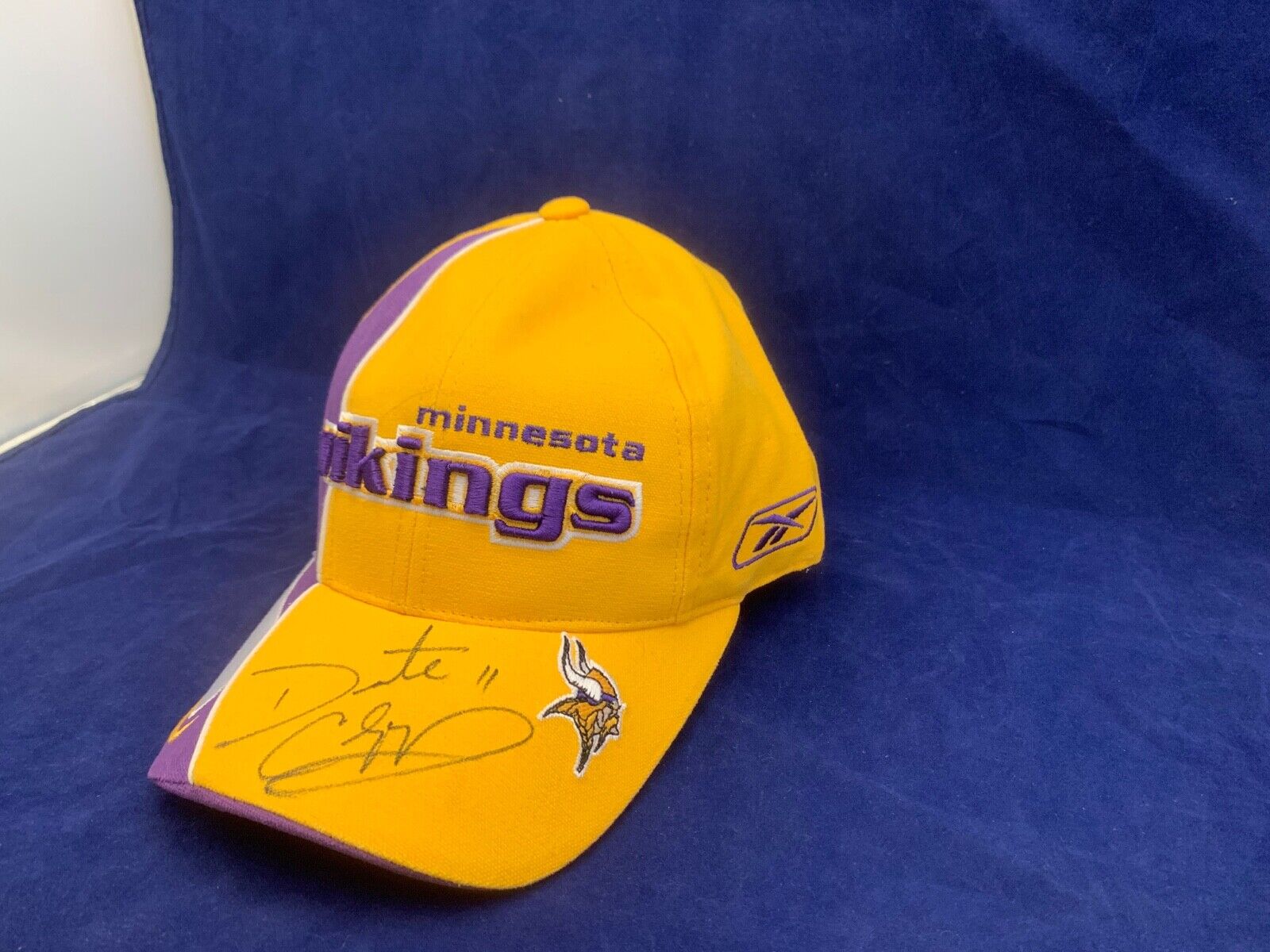 Minnesota Vikings Hat Signed by Daunte Culpepper Reebok Brand New with Tag