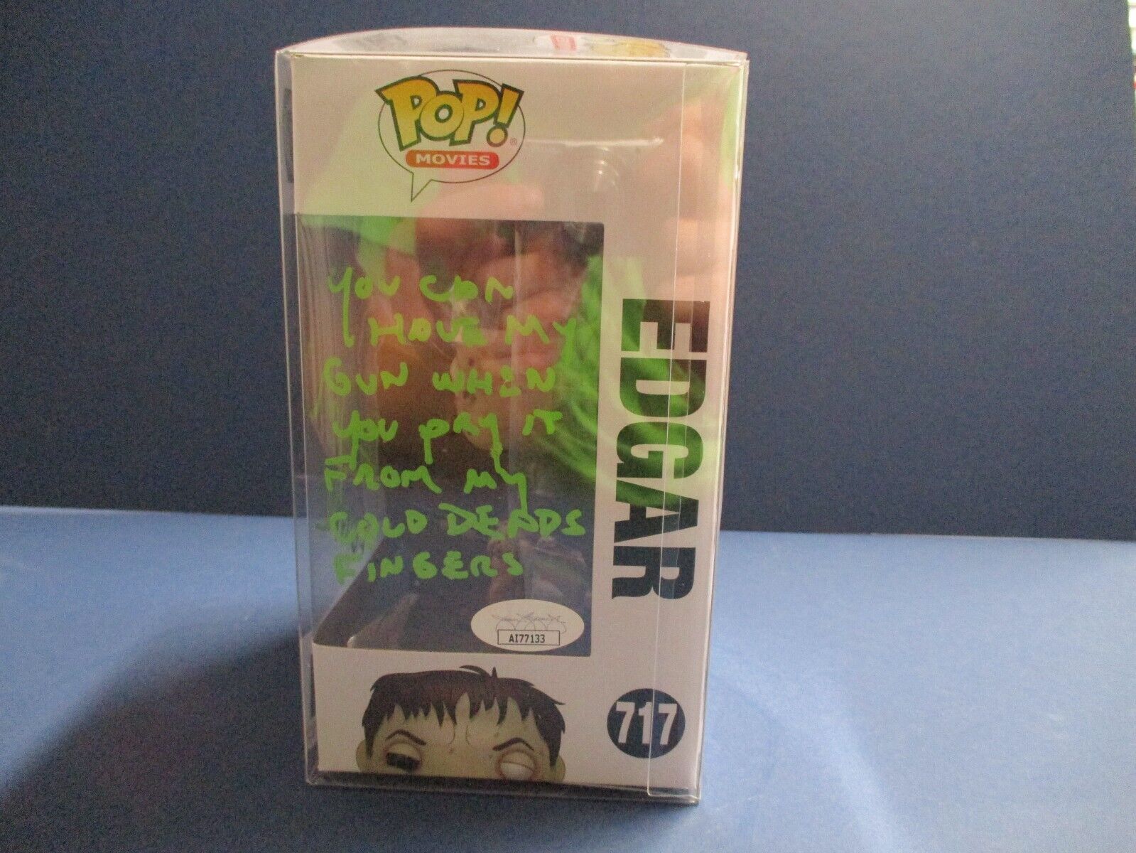 Vincent D'Onofrio Autographed Signed Edgar MIB Funko Pop JSA COA #AI77133