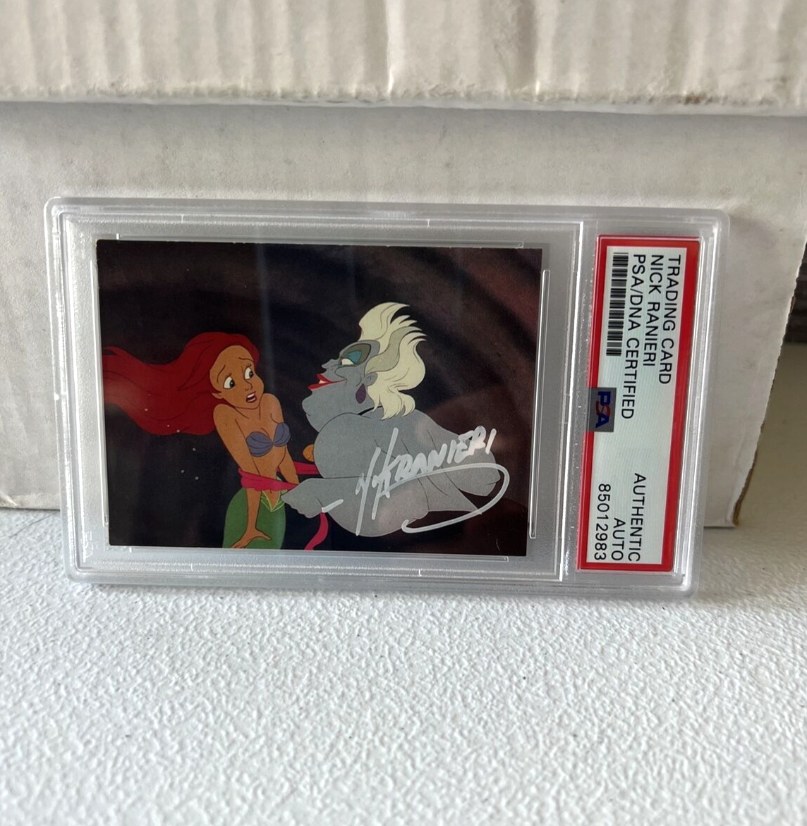 Nick Ranieri "Animator" Autographed Signed 1991 Little Mermaid Card #49 PSA Auth