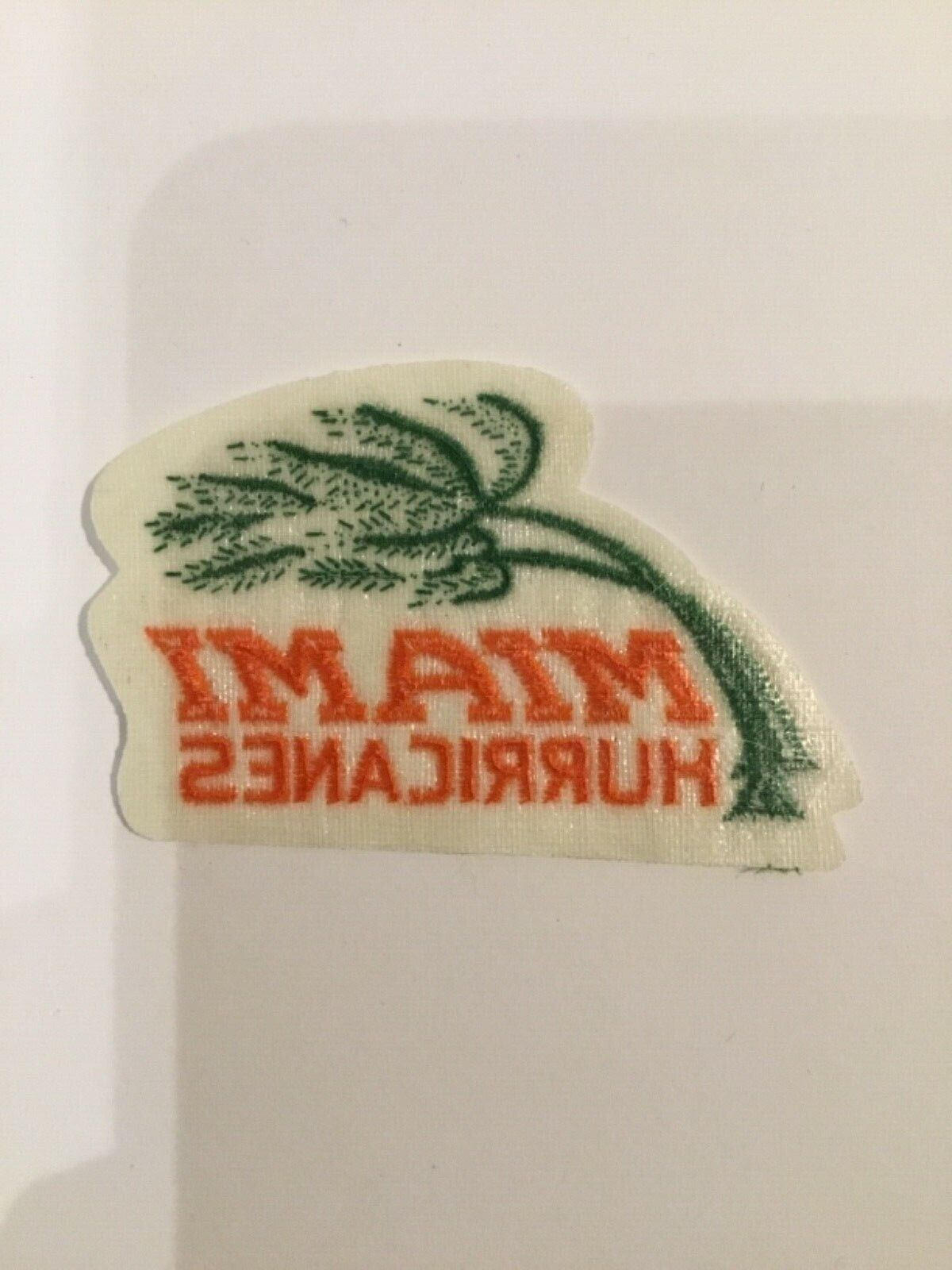 Miami Hurricanes Embroidered Patch ~ 4 Inches