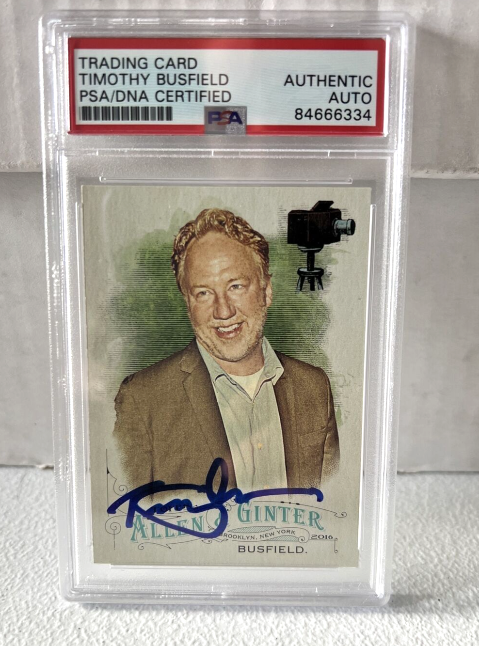 Timothy Busfield "Actor" Autographed Signed 2016 Topps Allen & Ginter Card 8 PSA