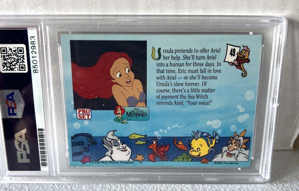 Nick Ranieri "Animator" Autographed Signed 1991 Little Mermaid Card #49 PSA Auth