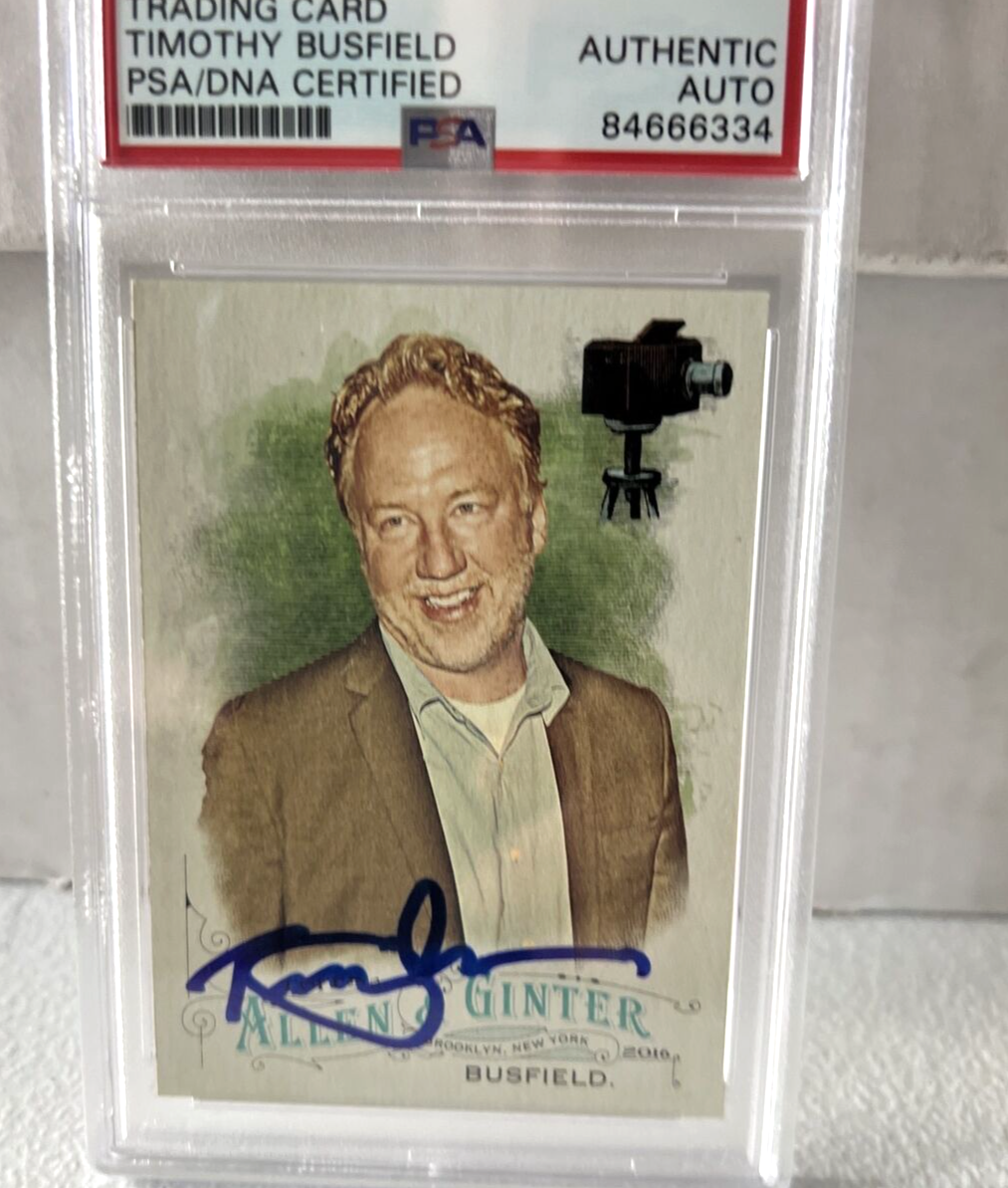 Timothy Busfield "Actor" Autographed Signed 2016 Topps Allen & Ginter Card 8 PSA