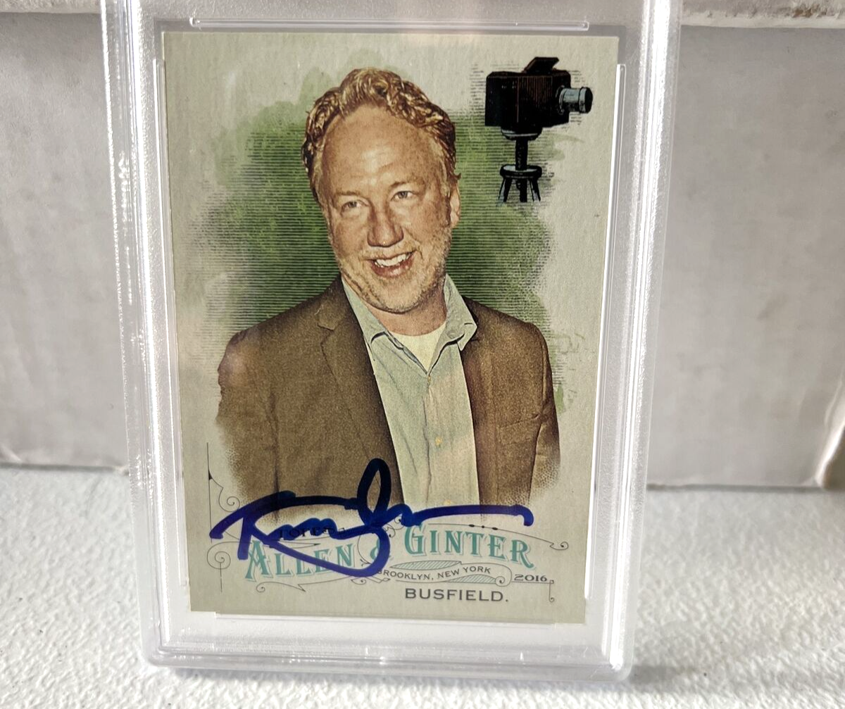 Timothy Busfield "Actor" Autographed Signed 2016 Topps Allen & Ginter Card 8 PSA