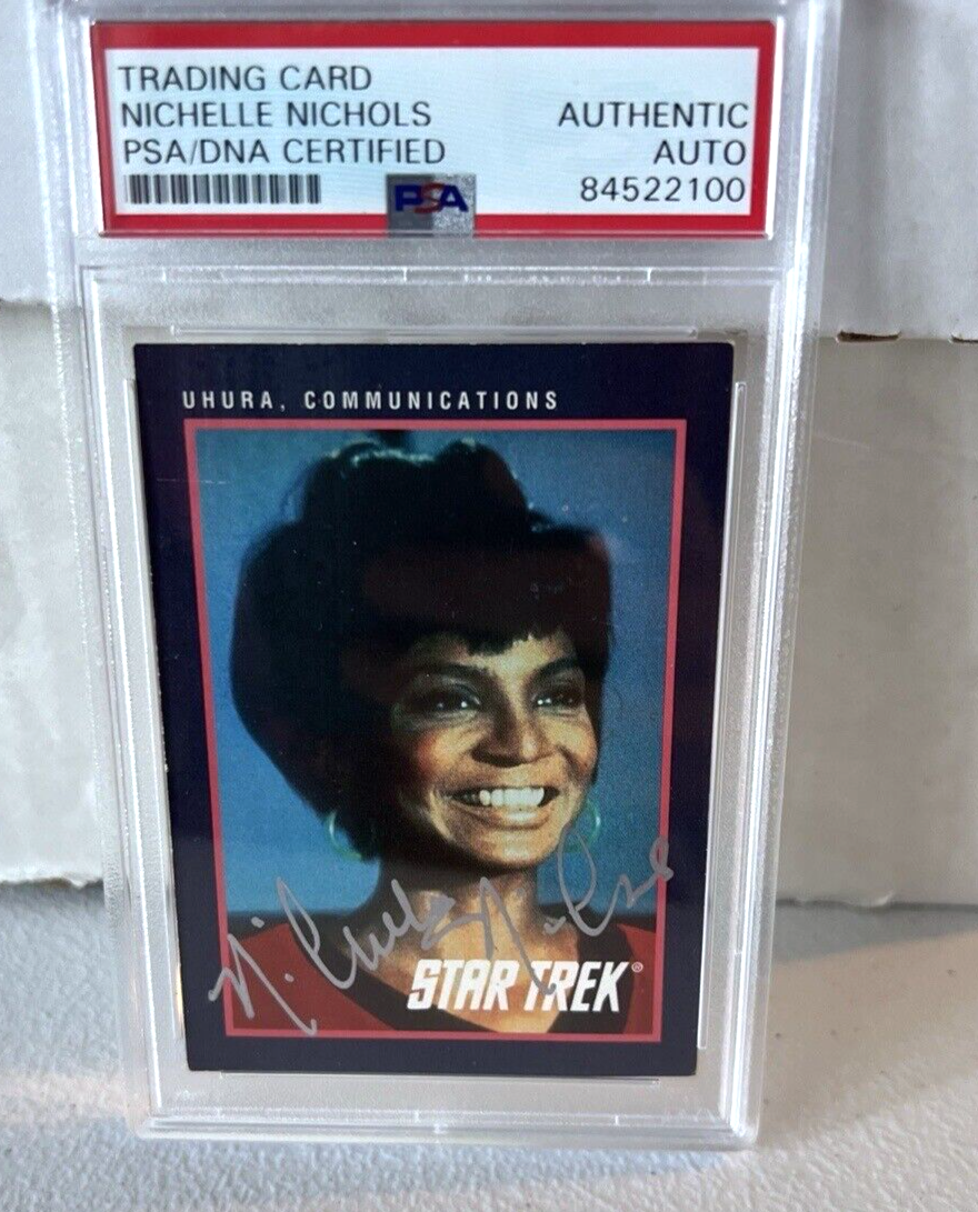 Nichelle Nichols "Actress" Autographed Signed 1991 Star Trek Trading Card PSA