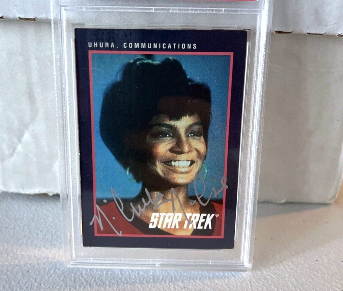 Nichelle Nichols "Actress" Autographed Signed 1991 Star Trek Trading Card PSA