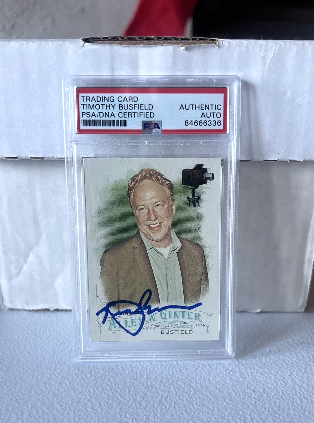 Timothy Busfield "Actor" Autographed Signed Topps 2016 Allen & Ginter Card PSA B