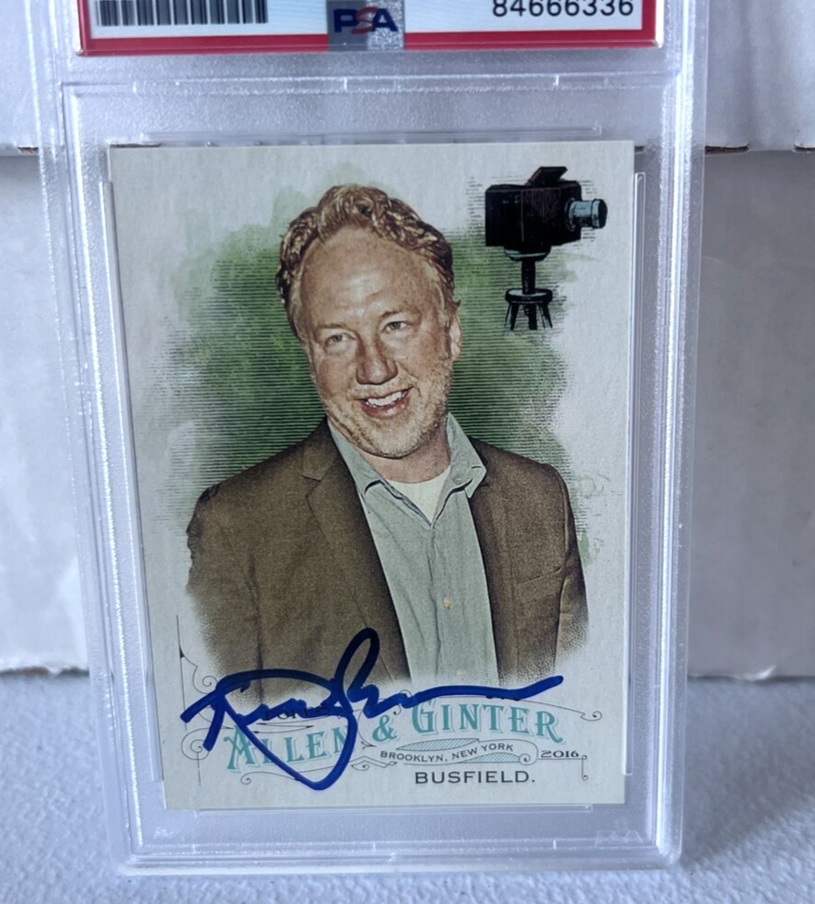 Timothy Busfield "Actor" Autographed Signed Topps 2016 Allen & Ginter Card PSA B