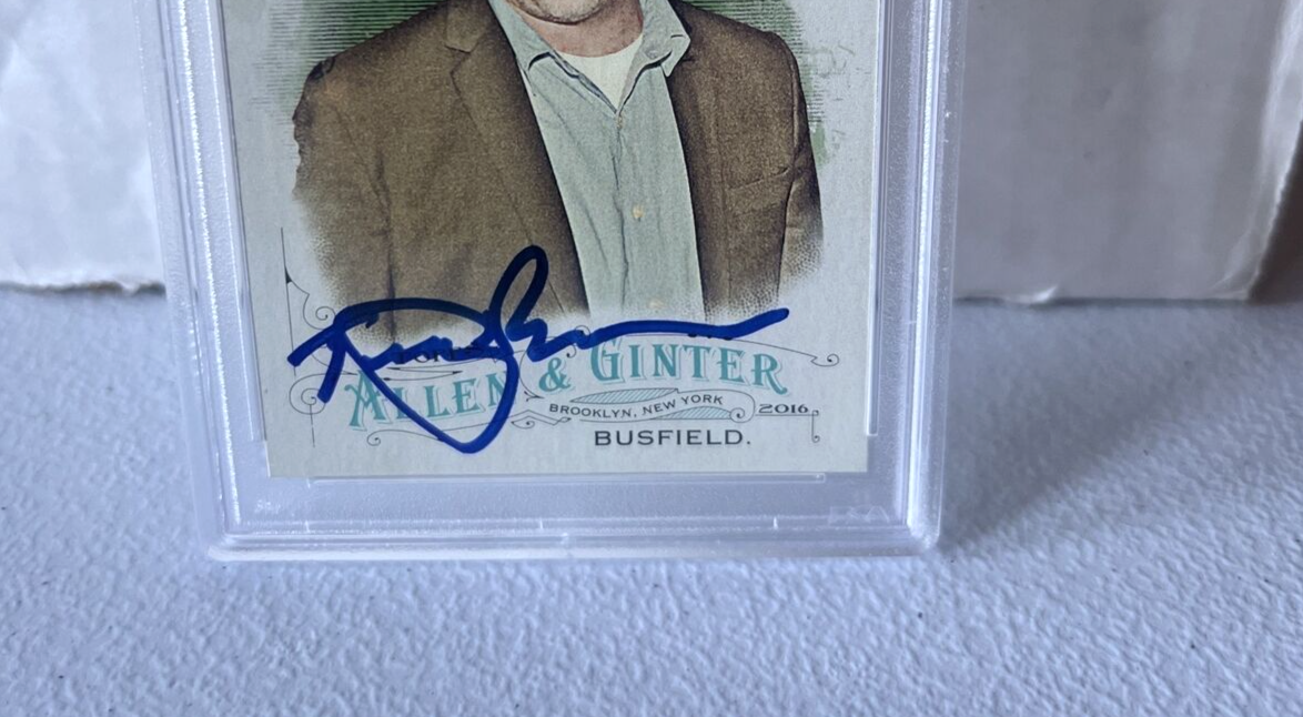 Timothy Busfield "Actor" Autographed Signed Topps 2016 Allen & Ginter Card PSA B