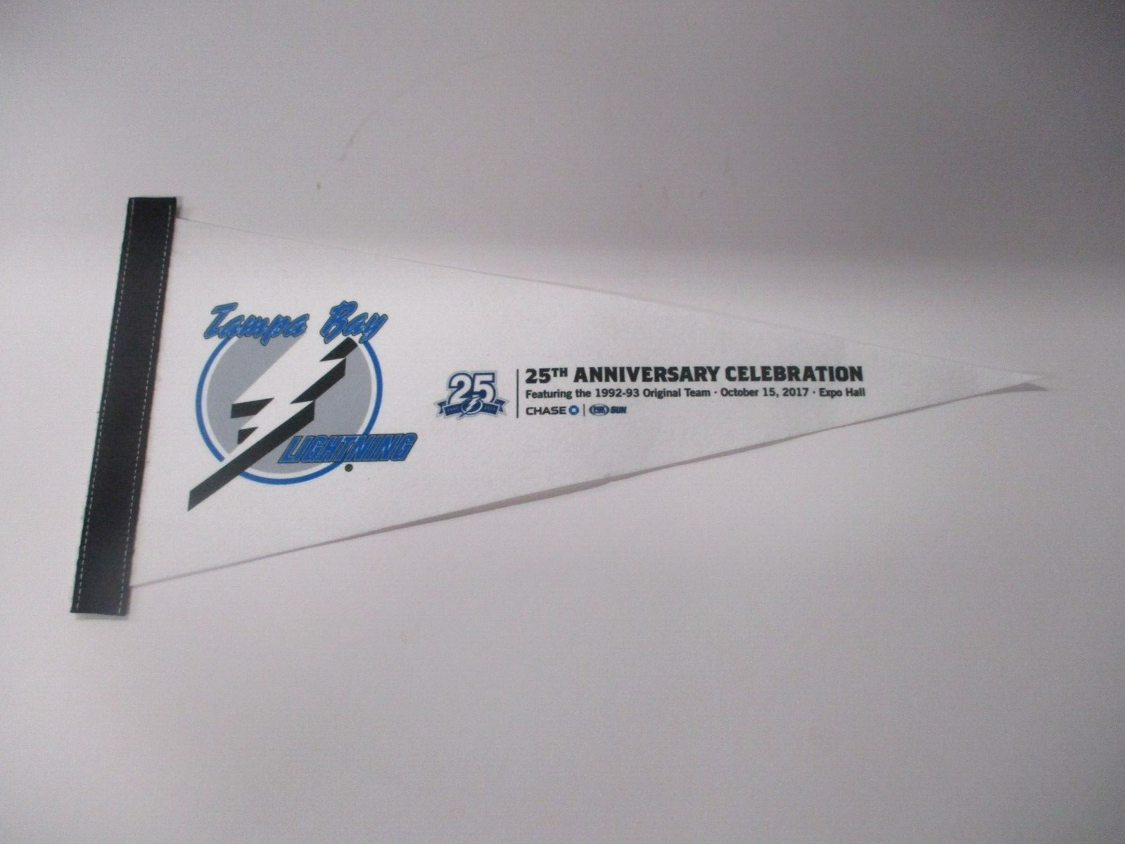 Tampa Bay Lightning 25th Anniversary Celebration Official Mini Pennant 18 inch