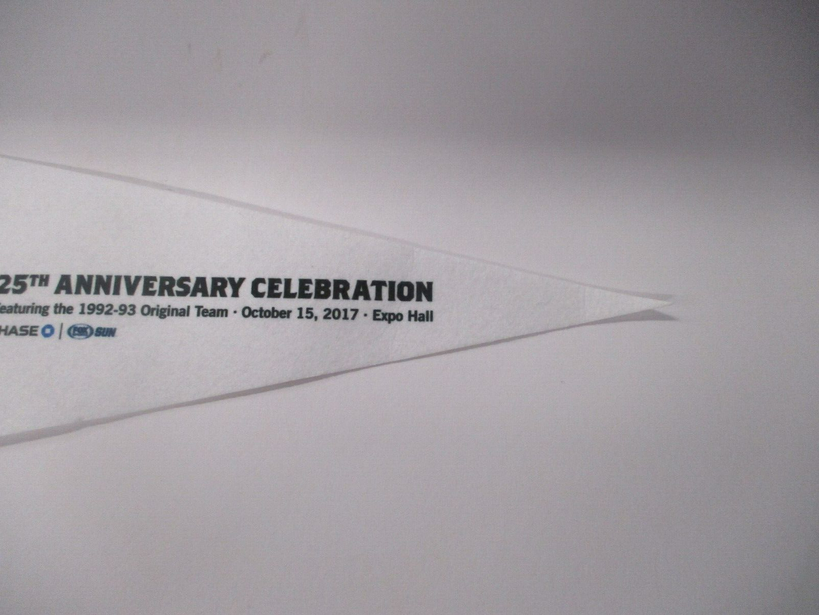 Tampa Bay Lightning 25th Anniversary Celebration Official Mini Pennant 18 inch