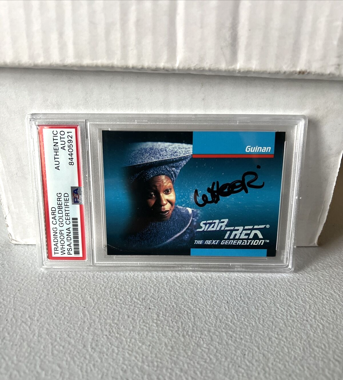 Whoopi Goldberg "Actress" Autographed Signed 1992 Star Trek Card #011 PSA Auth