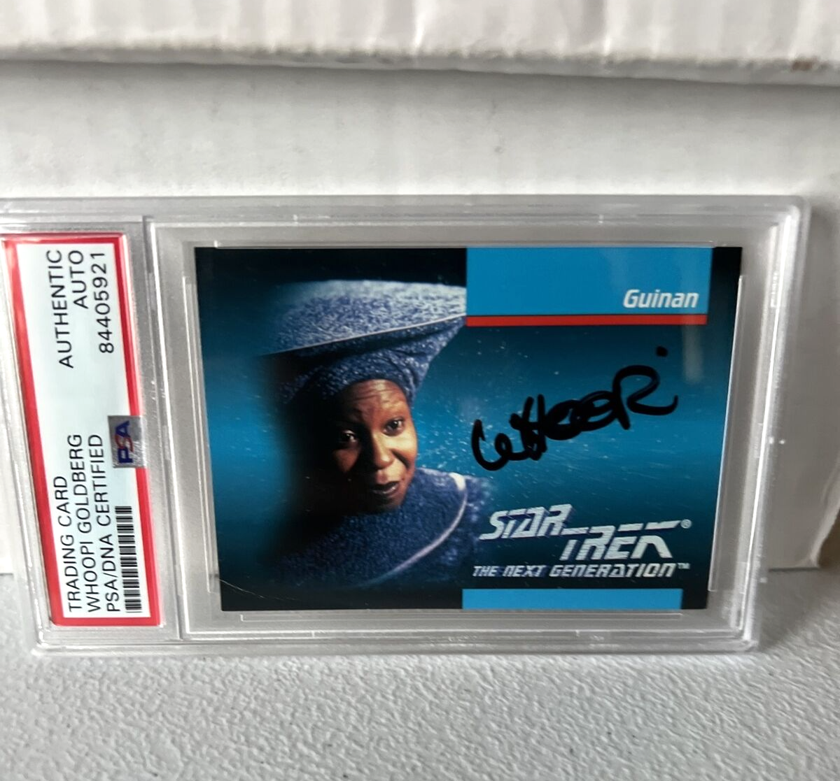 Whoopi Goldberg "Actress" Autographed Signed 1992 Star Trek Card #011 PSA Auth