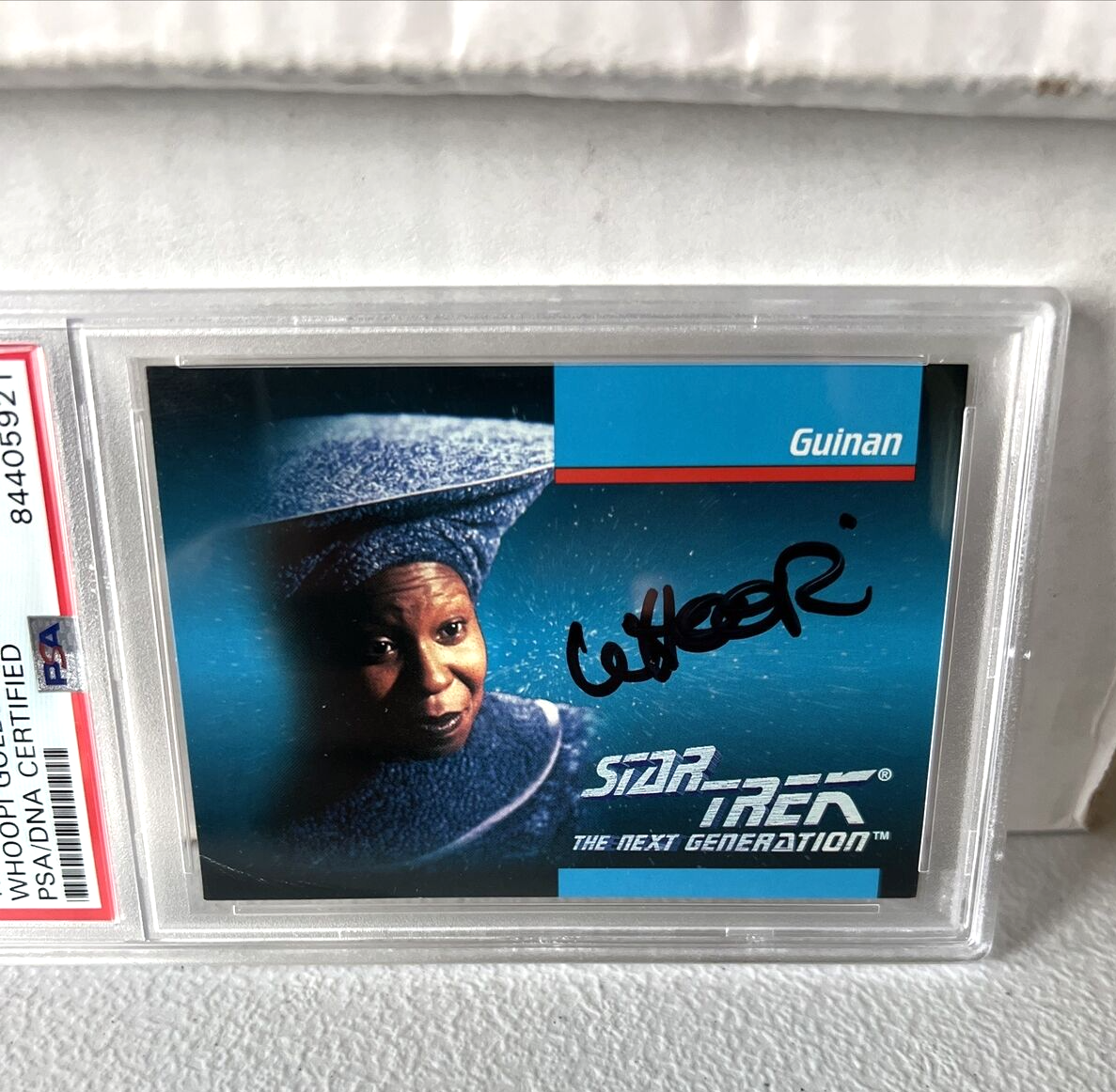 Whoopi Goldberg "Actress" Autographed Signed 1992 Star Trek Card #011 PSA Auth