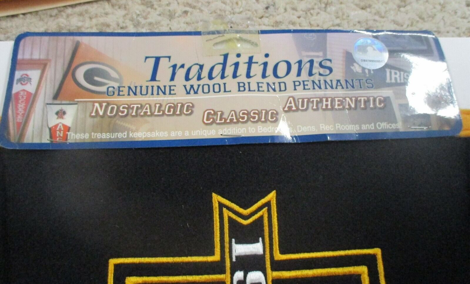 Pittsburgh Pirates 1960 Genuine Wool Blend Traditions Classic Authentic Pennant