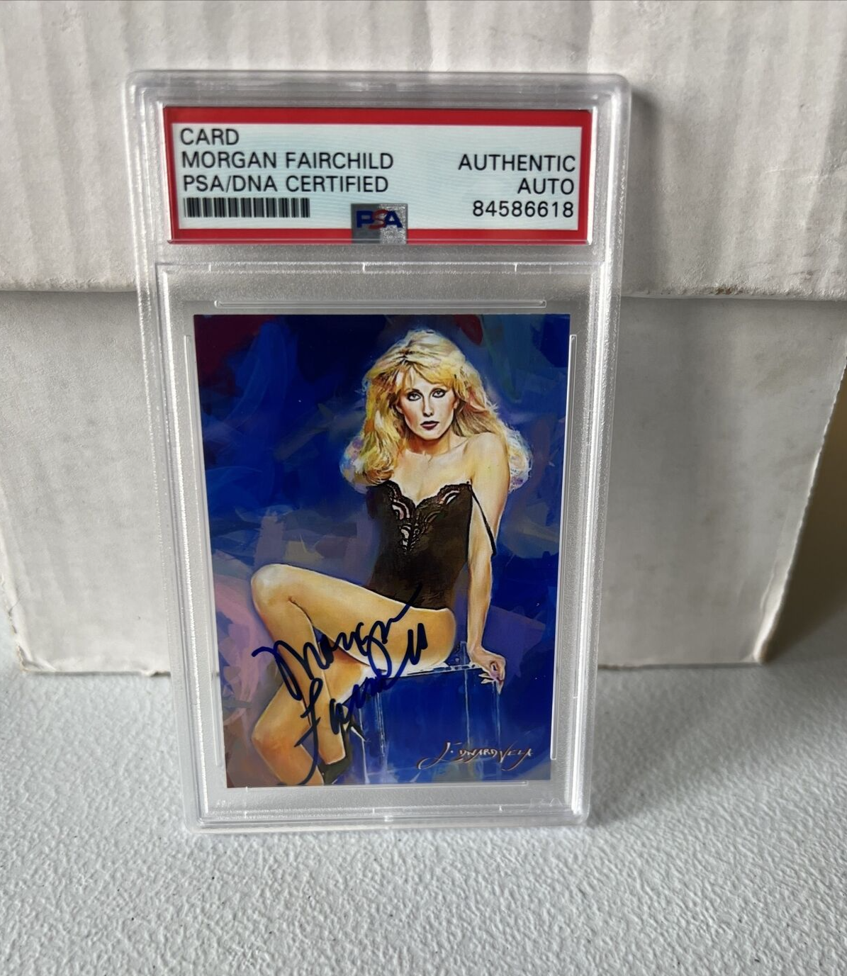 Morgan Fairchild "Actress" Autographed Signed #5 Limited Edition Card PSA Auth