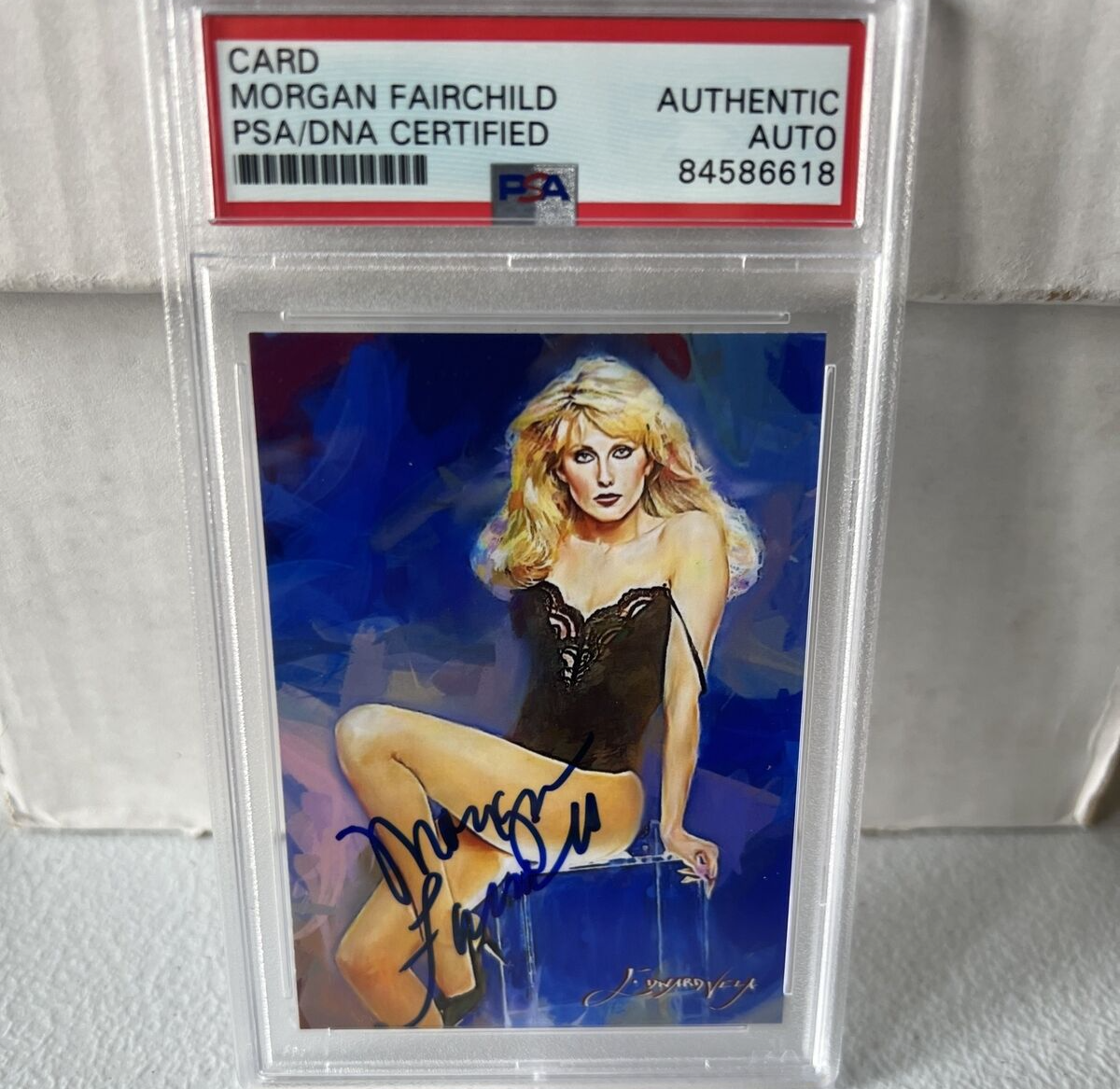 Morgan Fairchild "Actress" Autographed Signed #5 Limited Edition Card PSA Auth