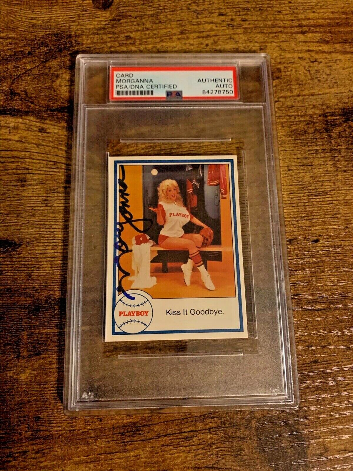 Morganna Autographed Signed 5 Card Set PSA Slabbed Certified Baseball Card set