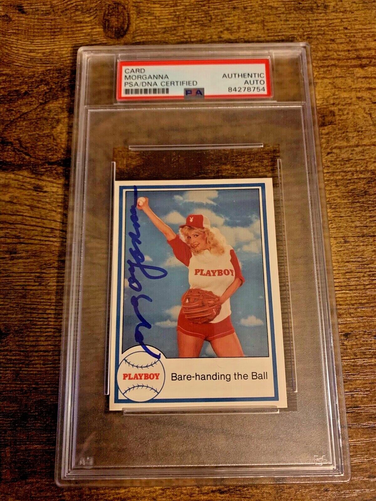 Morganna Autographed Signed 5 Card Set PSA Slabbed Certified Baseball Card set