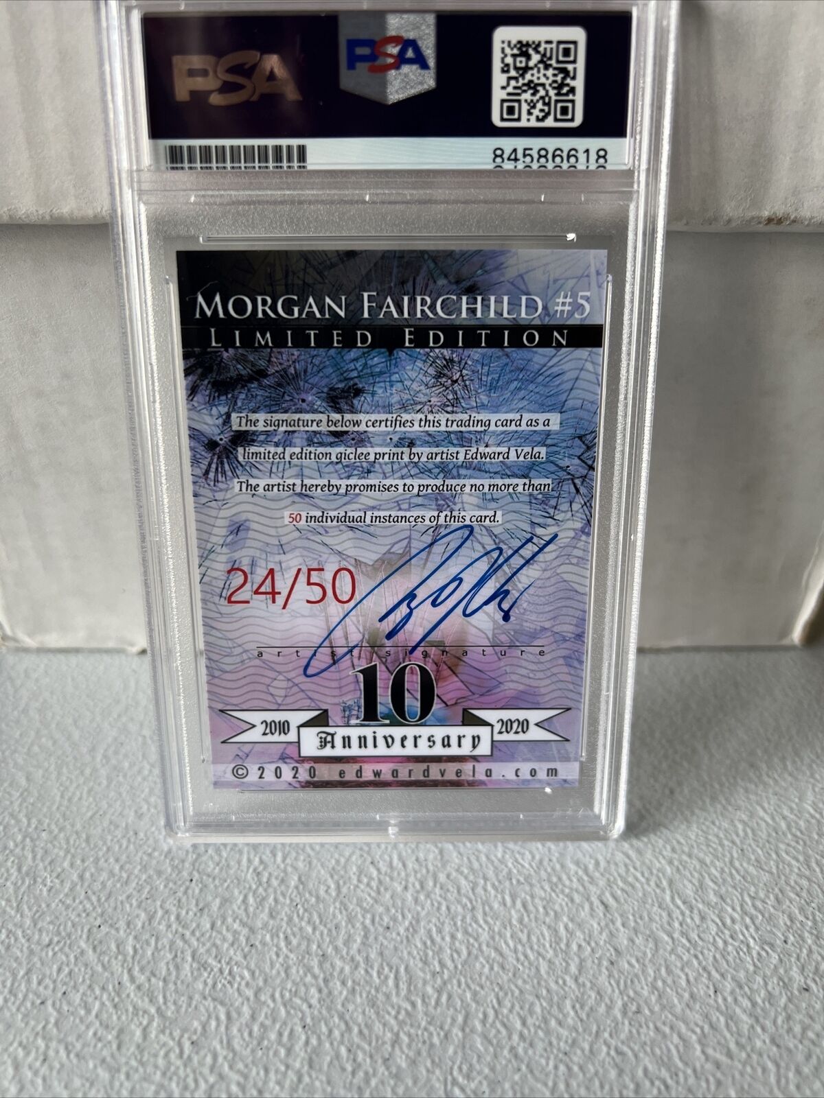 Morgan Fairchild "Actress" Autographed Signed #5 Limited Edition Card PSA Auth