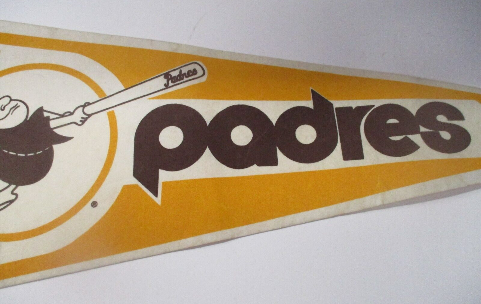 San Diego Padres MLB Official Genuine Baseball vintage Friar Pennant