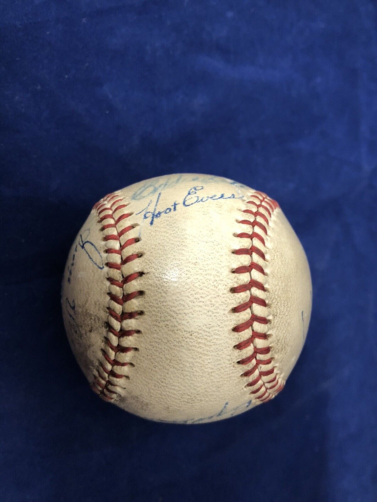 1948 Detroit Tigers Team signed baseball O'Neill Newshouser 25 autos Nice ball