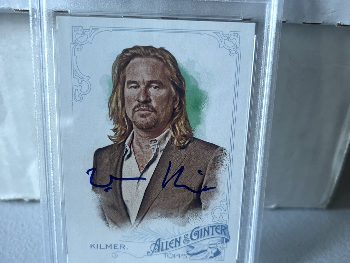 Val Kilmer "Actor" Autographed Signed 2015 Topps Allen & Ginter Card #328 PSA C