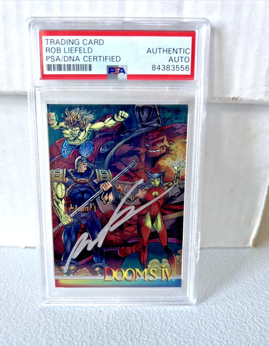 Rob Liefeld "Artist" Autographed Signed Wizard Series III D'sIV Card #8 PSA Auth