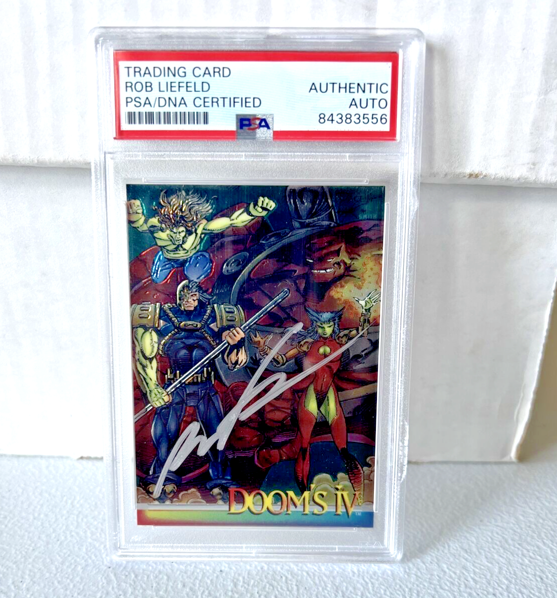 Rob Liefeld "Artist" Autographed Signed Wizard Series III D'sIV Card #8 PSA Auth