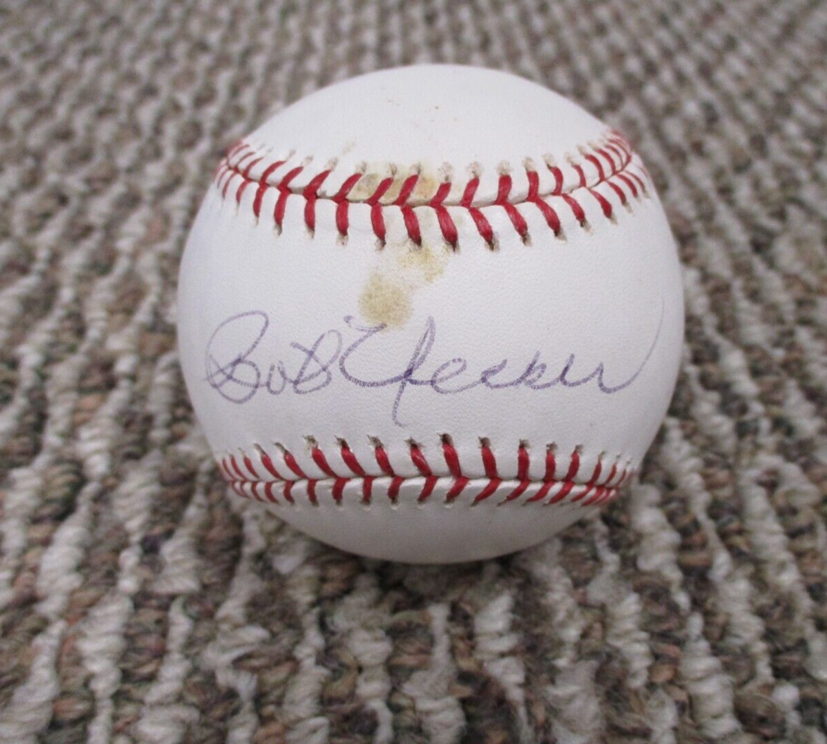 MLB Bob Uecker Brewers Autographed Signed Rawlings Baseball PSA COA #H78823