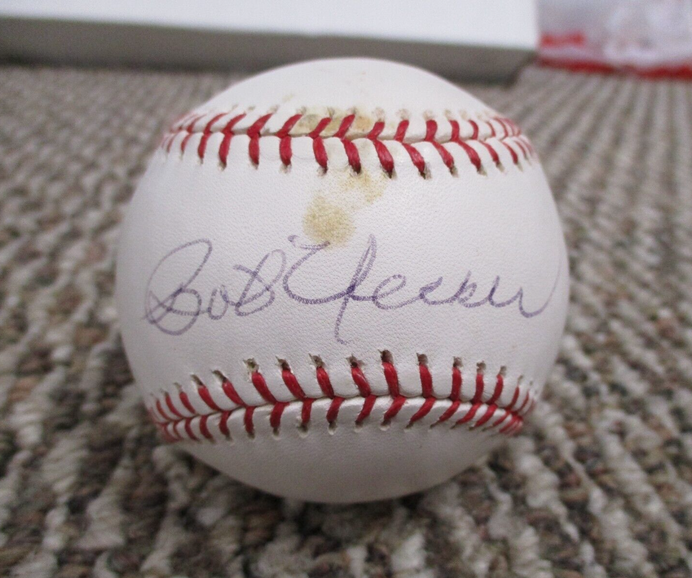 MLB Bob Uecker Brewers Autographed Signed Rawlings Baseball PSA COA #H78823