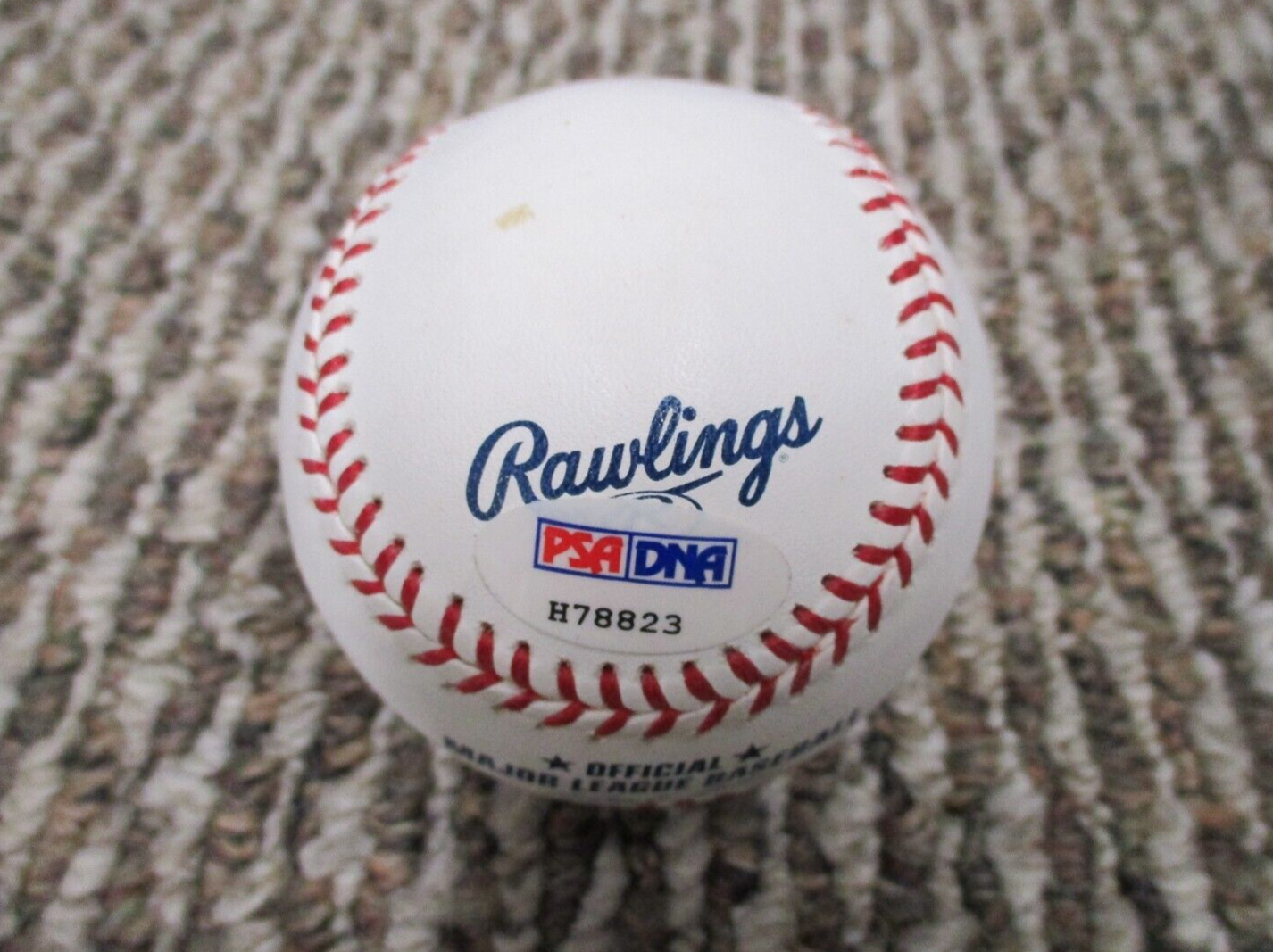 MLB Bob Uecker Brewers Autographed Signed Rawlings Baseball PSA COA #H78823