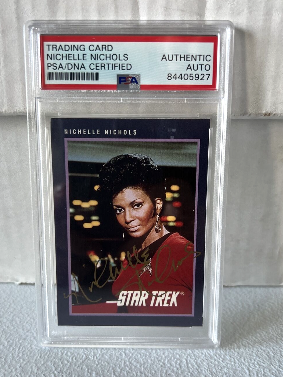 Nichelle Nichols "Actress" Autographed Signed Star Trek Trading Card #271 PSA