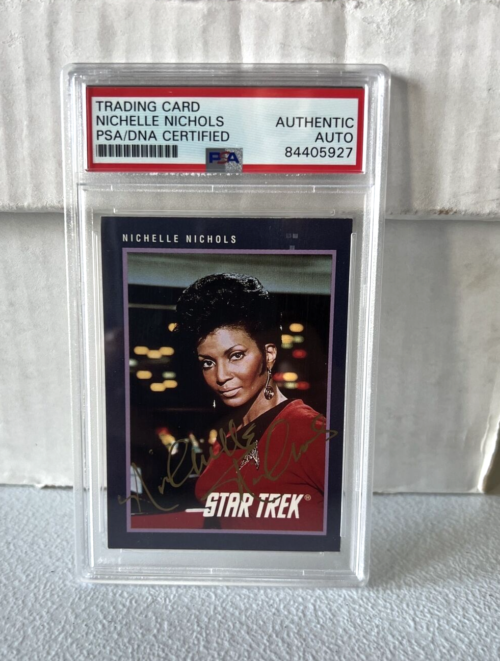 Nichelle Nichols "Actress" Autographed Signed Star Trek Trading Card #271 PSA