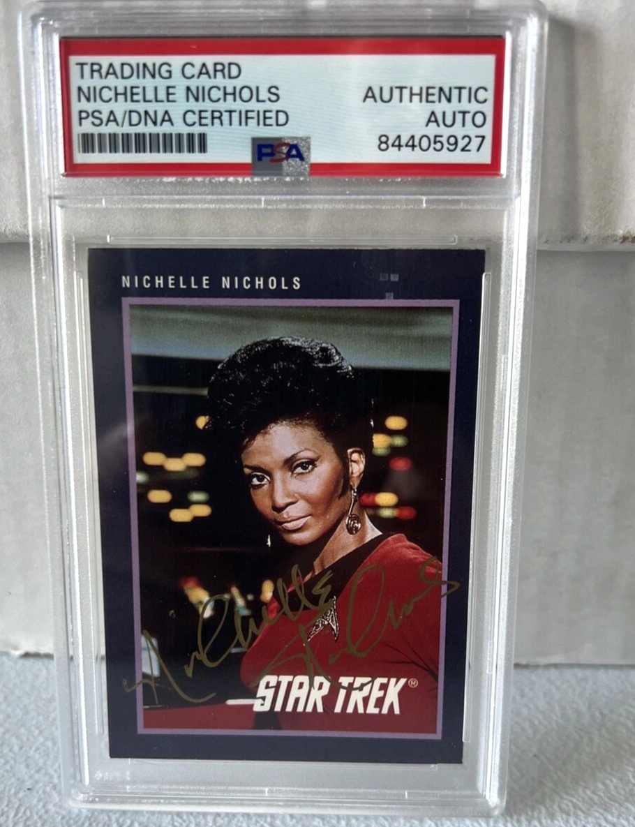 Nichelle Nichols "Actress" Autographed Signed Star Trek Trading Card #271 PSA